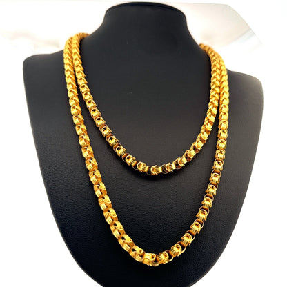 Halskette Gelbgold 18k - Halghehaye Zanjir - e Asrar (Geheimnisvolle Kettenglieder) | Halskette Gelbgold 18k | Ziba Gold