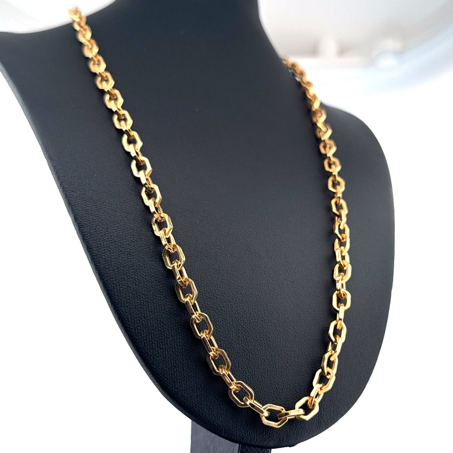 Halskette Gelbgold 18k - Shesh Zeli - e Mahtab (Sechseck des Mondes) | Halskette Gelbgold 18k | Ziba Gold