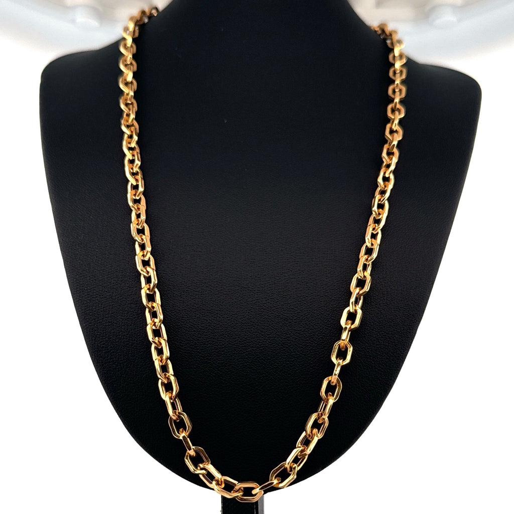 Halskette Gelbgold 18k - Shesh Zeli - e Mahtab (Sechseck des Mondes) | Halskette Gelbgold 18k | Ziba Gold