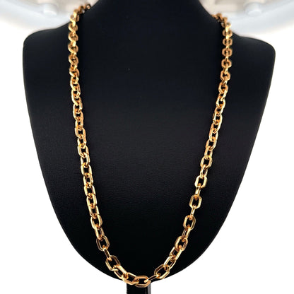 Halskette Gelbgold 18k - Shesh Zeli - e Mahtab (Sechseck des Mondes) | Halskette Gelbgold 18k | Ziba Gold