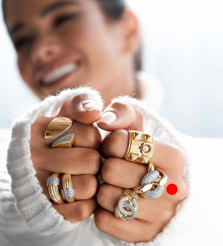 Ring Gelbgold 18k - Halgheh-ye Hamahang (Harmonische Verschlingung)
