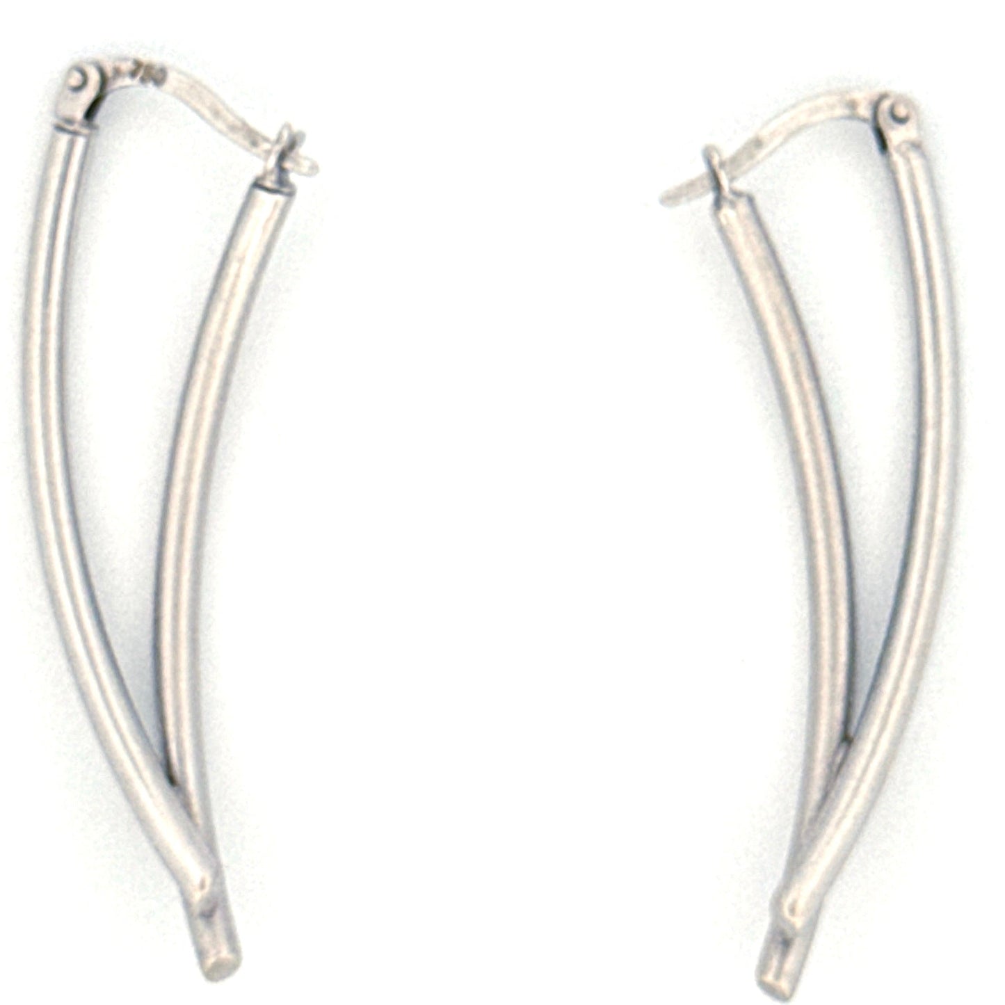 Ohrringe Weissgold 18k - Forough Farrokhzad | Ohrringe Weissgold 18k | Ziba Gold