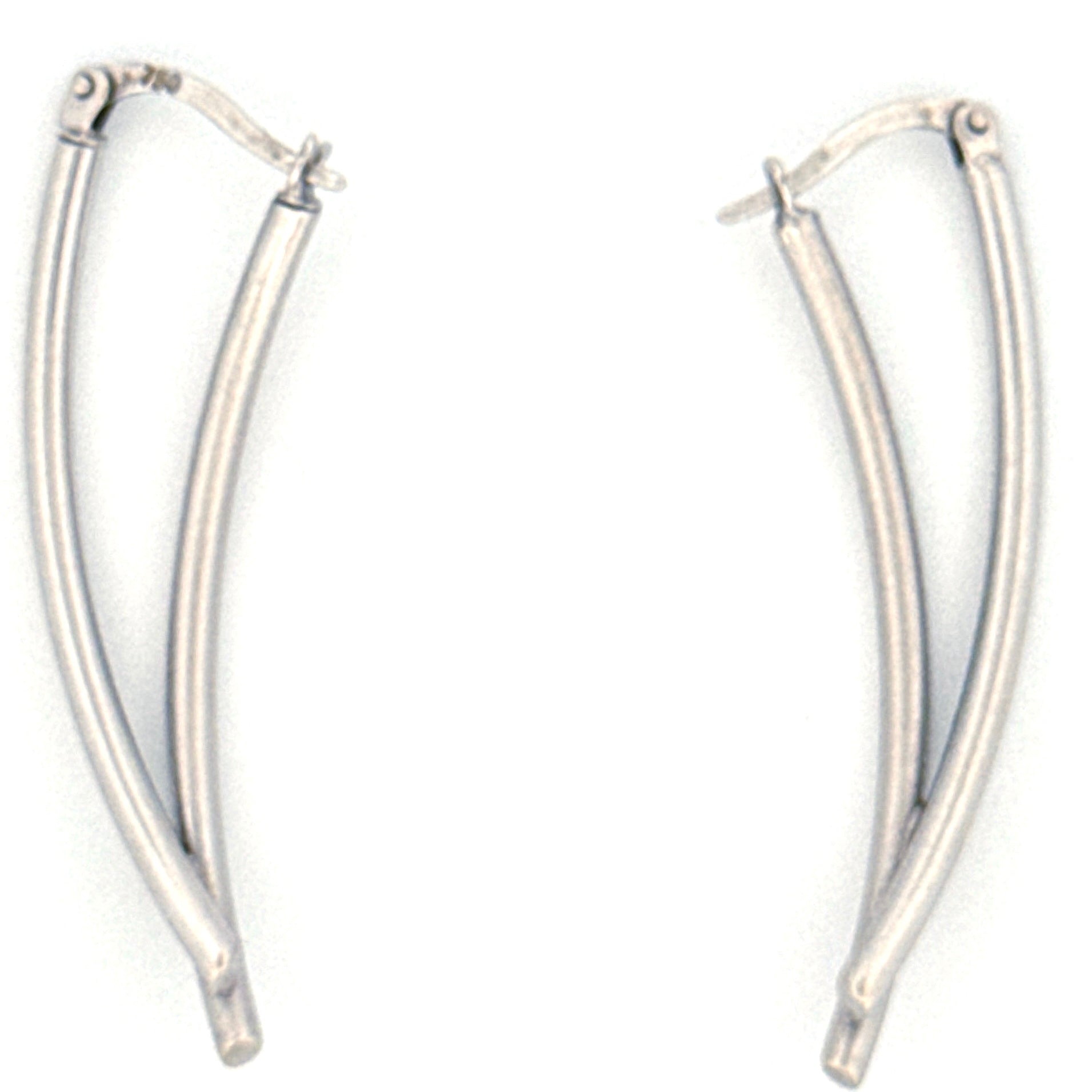 Ohrringe Weissgold 18k - Forough Farrokhzad | Ohrringe Weissgold 18k | Ziba Gold