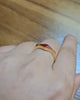 Ring Gelbgold 18k – Derakhsheshe Ghermez (Rotes Strahlen)